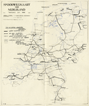 832333 Kaart van het spoorwegnet van Nederland volgens de toestand van juli 1944, met daarop aangemerkt welke ...